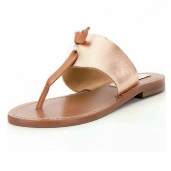 Steve Madden Shoes - Steve Madden Olivia Leather Thong Sandals Size 6.5